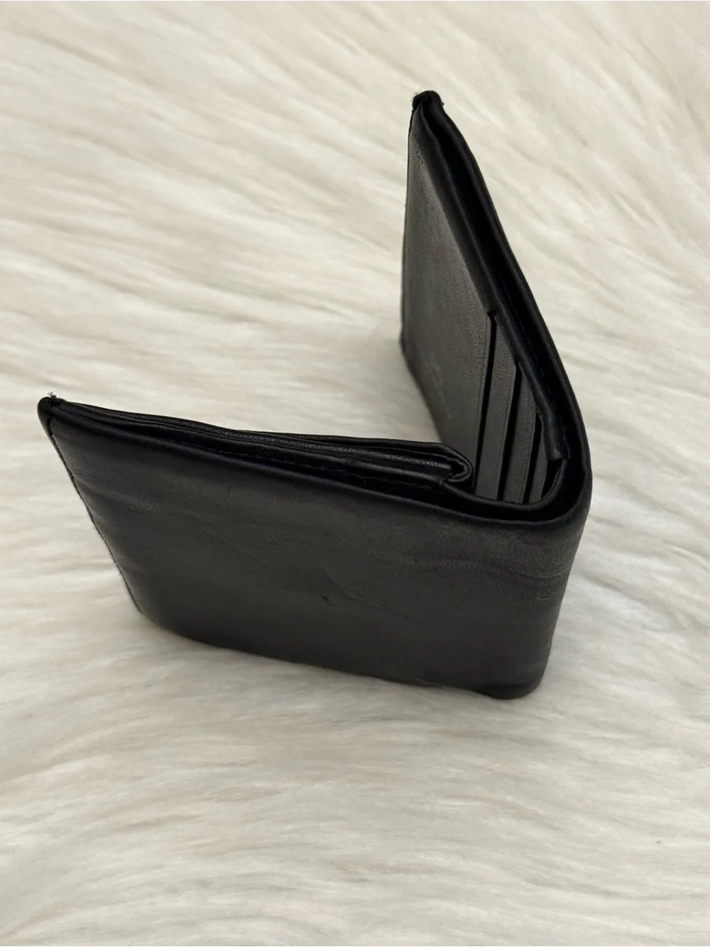 MANO GERMANY - MILLENNIUM SOFT BLACK ALL LEATHER BIFOLD WALLET